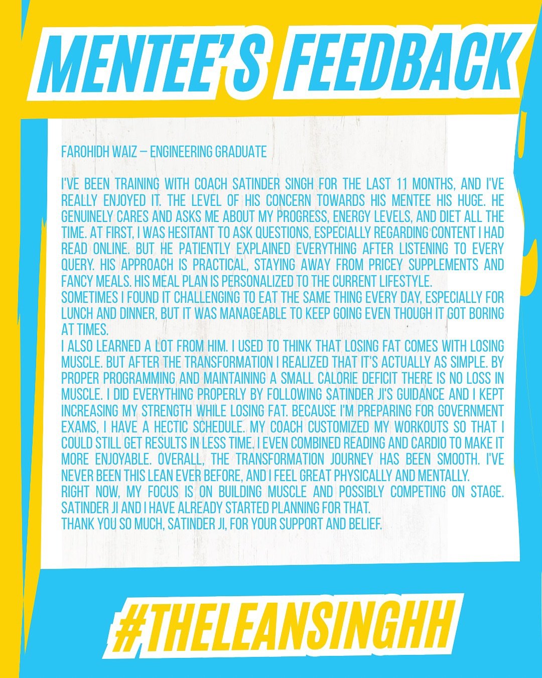 A Natural body transformation at its peak. My mentee wasn’t just reshaping his body, he ignited 8